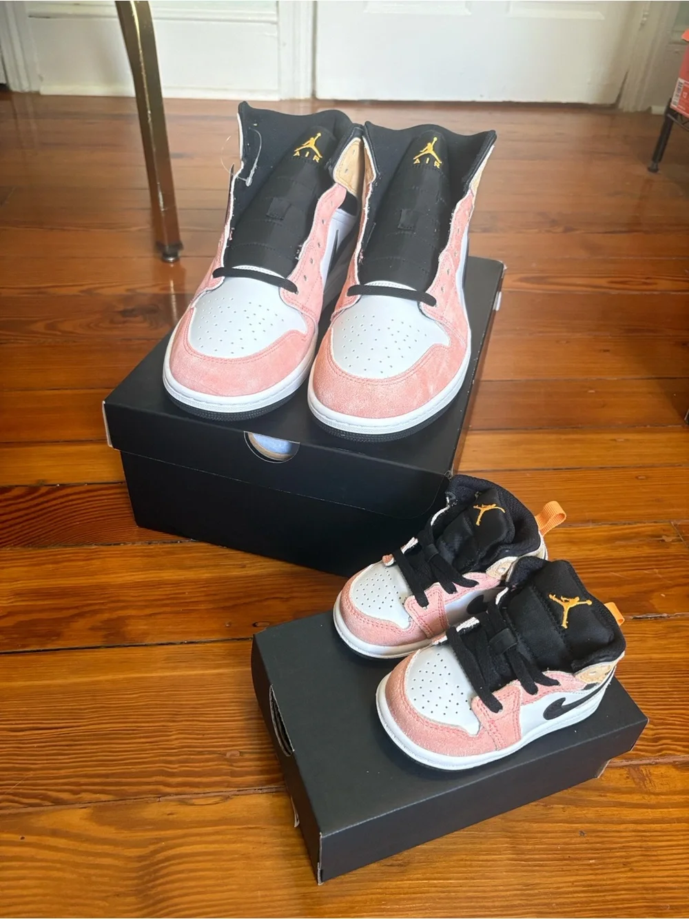 Nike Air Jordan 1 Pink, White & Black NWT